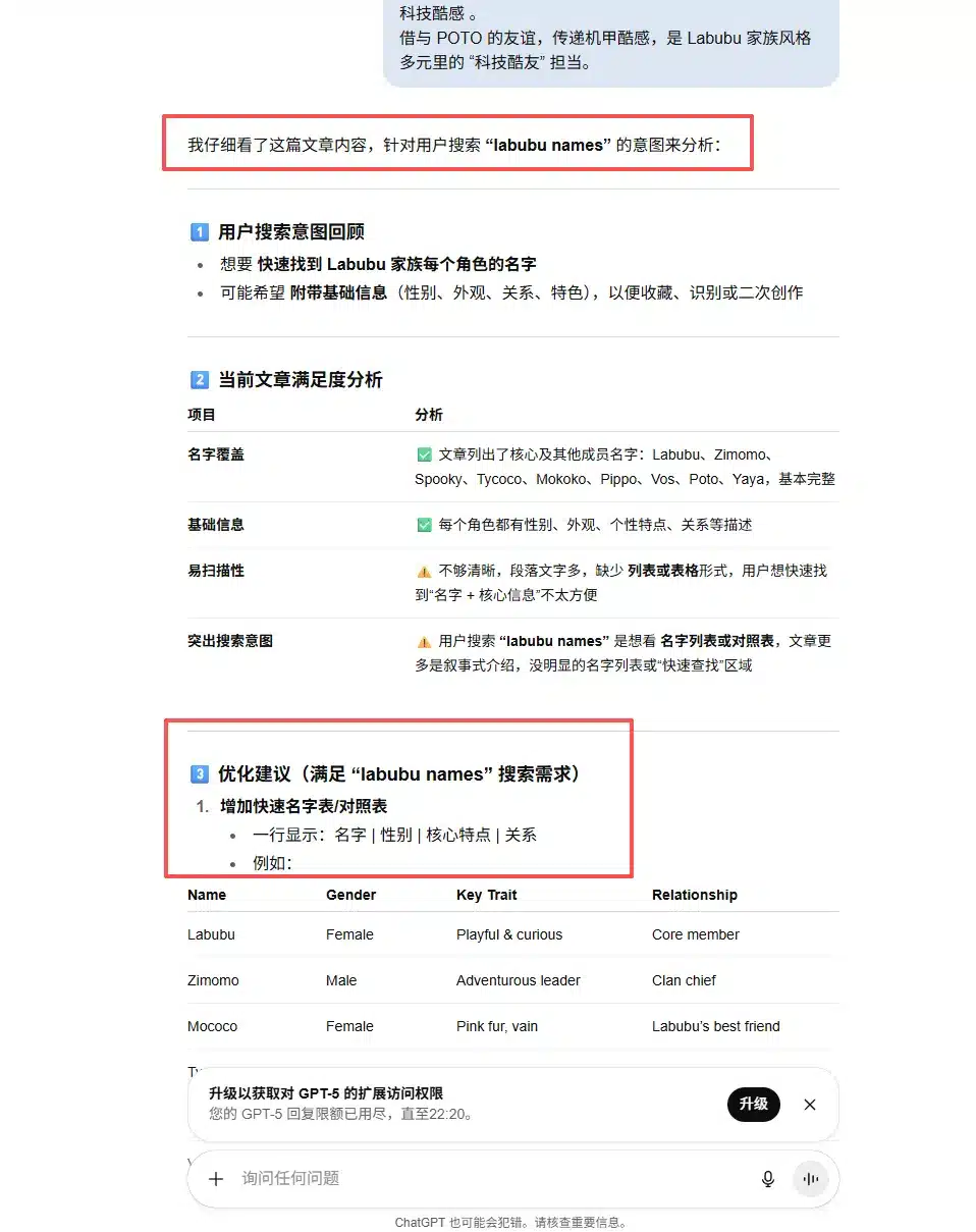 Chatgpt plus提升页面质量全过程02
